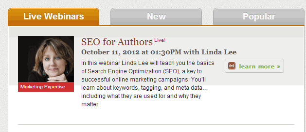 SEO for Authors by Linda Lee